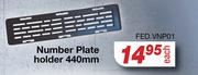 Number Plate Holder 440mm FED.VNP01