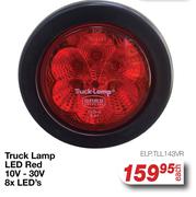 Truck Lamp LED Red 10V-30V 8 x LED's ELP.TLL143VR