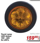 Truck Lamp LED Amber 10V-30V 8 x LED's ELP.TLL143VY