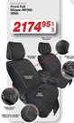 Skinz Front Full Seat Cover Set For Nissan NP200 2008- FED.SKNP2FF-Per Set