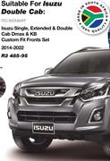 Skinz Seat Cover Set(Front) For Isuzu Single. Extended & Double Cab Dmax & KB 2014-2022 FED.SKDMAXFF