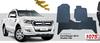 Race Rubber Mats For Ford Ranger 2014-Double Cab FED.MAT00046-Per Set