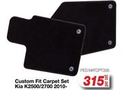 Custom Fit Carpet Set For Kia K2500/2700 2010-FED.MATCPT335-Per Set