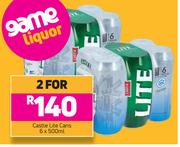 Castle Lite Cans-For 2 x 6 x 500ml