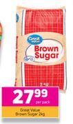 Great Value Brown Sugar-2Kg Per Pack