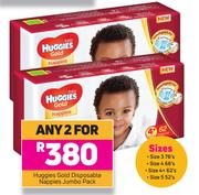 Huggies Gold Disposable Nappies Jumbo Pack-For Any 2
