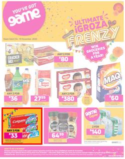 Game Inland Food : Ultimate iGroza Frenzy (4 November - 10 November 2020), page 1