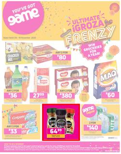 Game Inland Food : Ultimate iGroza Frenzy (4 November - 10 November 2020), page 1