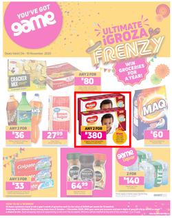 Game Inland Food : Ultimate iGroza Frenzy (4 November - 10 November 2020), page 1