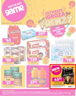 Game Western Cape Food : Ultimate iGroza Frenzy (11 November - 17 November 2020), page 1