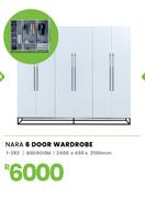 Nara 8 Door Wardrobe 1-283