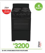 Univa 4 Plate Stove U405 21-475