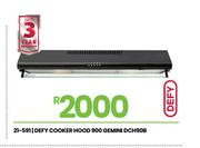 Defy 900 Gemini Cookerhood DCH90B 21-591