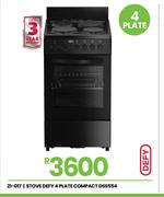 Defy 4 Plate Compact Stove DSS554 21-017