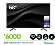 Hisense 58" UHD 4K Smart Television 23-759