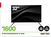 Sinotec 32" LED HD Television 23-805