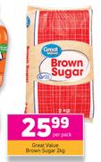 Great Value Brown Sugar-2Kg Per Pack