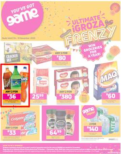 Game Kwa-Zulu Natal Food : Ultimate iGroza Frenzy (4 November - 10 November 2020), page 1