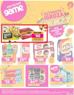 Game Kwa-Zulu Natal Food : Ultimate iGroza Frenzy (4 November - 10 November 2020), page 1