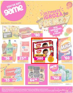 Game Kwa-Zulu Natal Food : Ultimate iGroza Frenzy (4 November - 10 November 2020), page 1