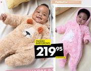 Ackerman Baby Company Padded Babygrows-Each