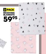 2 Pack Receiving Blankets