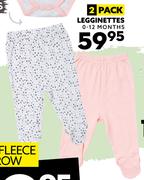 2 Pack Legginettes (0-12 Months)