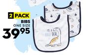 Ackerman Baby Company 2 Pack Bibs (One Size)