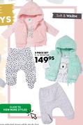 Ackerman Baby Company 3 Piece Set (0-12 Months)