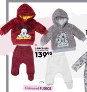 Embossed Fleece.2 Piece Sets (0-12 Months)