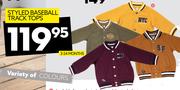 Ackerman Baby Company Styled Baseball Track Tops