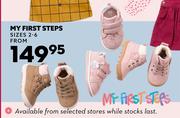 Ackerman Baby Company My First Steps (Sizes 2-6)