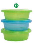 3 Pack Bowls With Lids