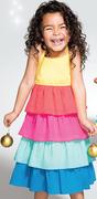 Multi Tiered Dress For 2-8 Years