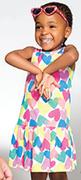 Heart Dress For 2-8 Years