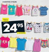 Kids Tees For 3-24 Months