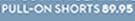 Girls Pull On Shorts(7-15 Years)