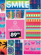 100% Cotton Swim Towels-Each