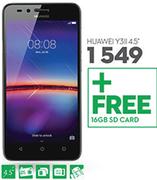 Huawei Y3II 4.5"+ Free 16GB SD Card