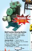 Multi Function Shearing Machine 220V ESHEAR/001/380V ESHERA/000