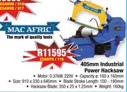 MacAfric 405mm Industrial Power Hacksaw ESAWPH/716