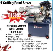 MacAfric Horizontal 200mm Metal Cutting Band Saw ESAWHV/200