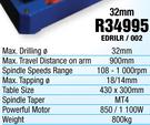 MacAfric Radial Arm 32mm Drilling Machines EDRILR/002
