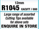 Indexable 7 Piece Cutting Tool Sets 12mm EACUTT/000