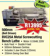Mac Afric 500mm Belt Driven BVC25A Metal Screwcutting Bench Lathe ELATHE/525