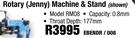 MacAfric Rotary (Jenny) Machine & Stand EBENDR/008