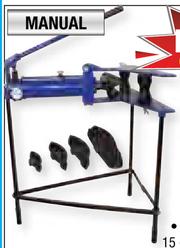 Special MacAfric Manual 16 Ton Horizontal Heavy Duty Pipe Bender