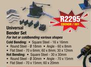MacAfric Universal Bender Set EBENDR/001
