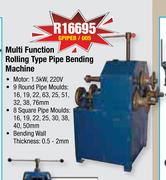 MacAfric Multi Function Rolling Type Pipe Bending Machine GPIPEB/005