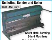 MacAfric Sheet Metal Forming Guillotine, Bender And Roller 3-in-1 Machine 1000mm Width ESHEET/100